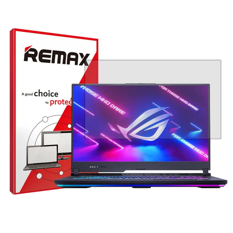 محافظ صفحه نمایش شفاف ریمکس مدل Resistant مناسب برای لپ تاپ ایسوس rog strix g17 2023