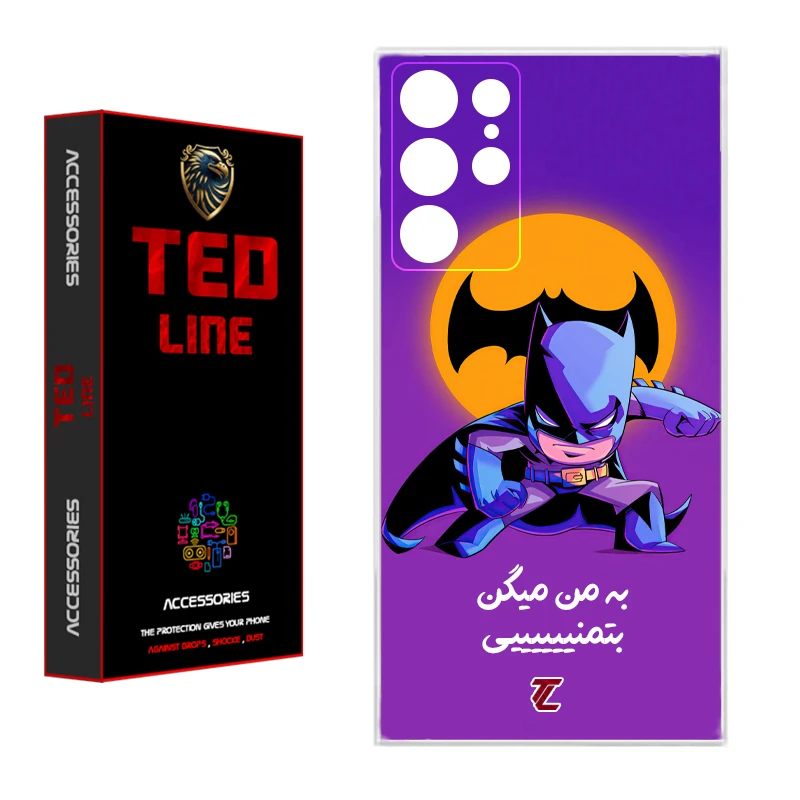 کاور تد لاین طرح بتمن کد 1105 مناسب برای گوشی موبایل سامسونگ Galaxy S23 Ultra