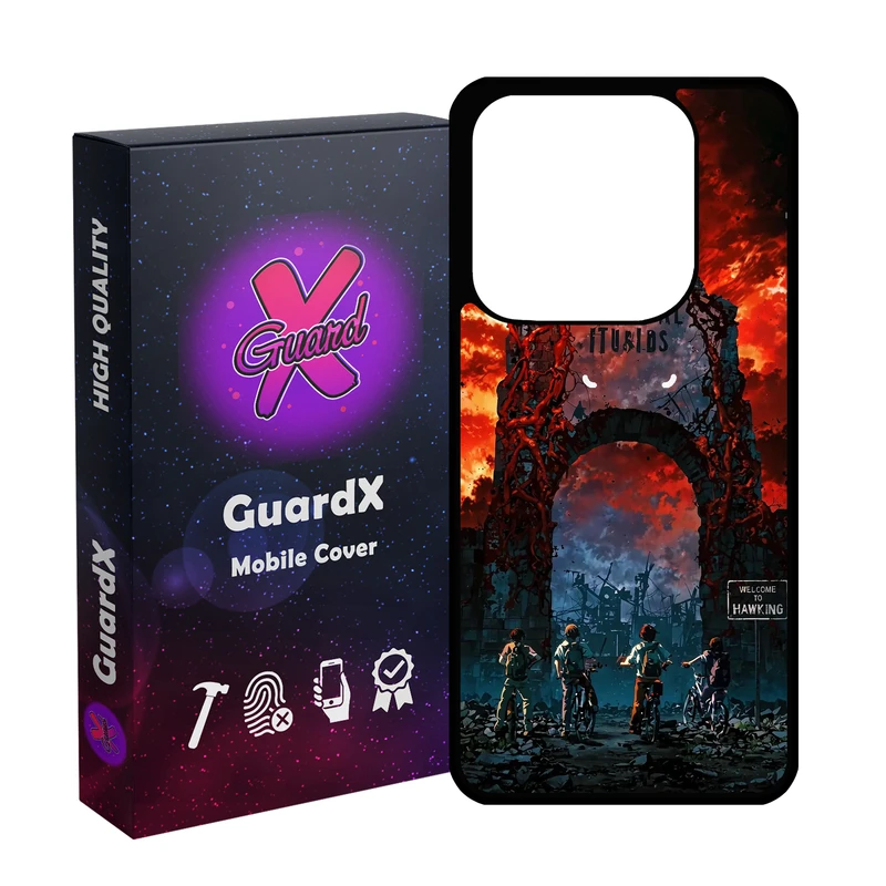 کاور گارد ایکس طرح Stranger Things مدل 10885 مناسب برای گوشی موبایل شیائومی Redmi Note 14 4G