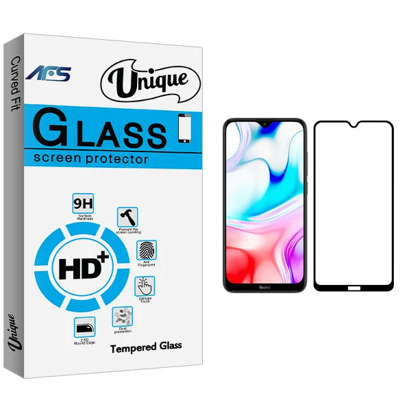 محافظ صفحه نمایش ای اف اس مدل Unique Glass مناسب برای گوشی موبایل شیائومی Redmi 8A