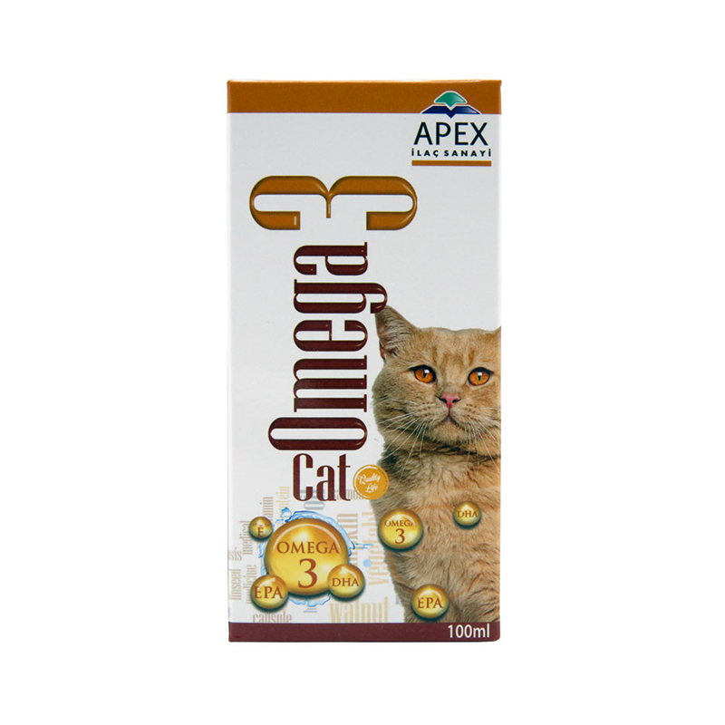 محلول امگا 3 گربه اپکس کد 91724 حجم 100 میلی لیتر