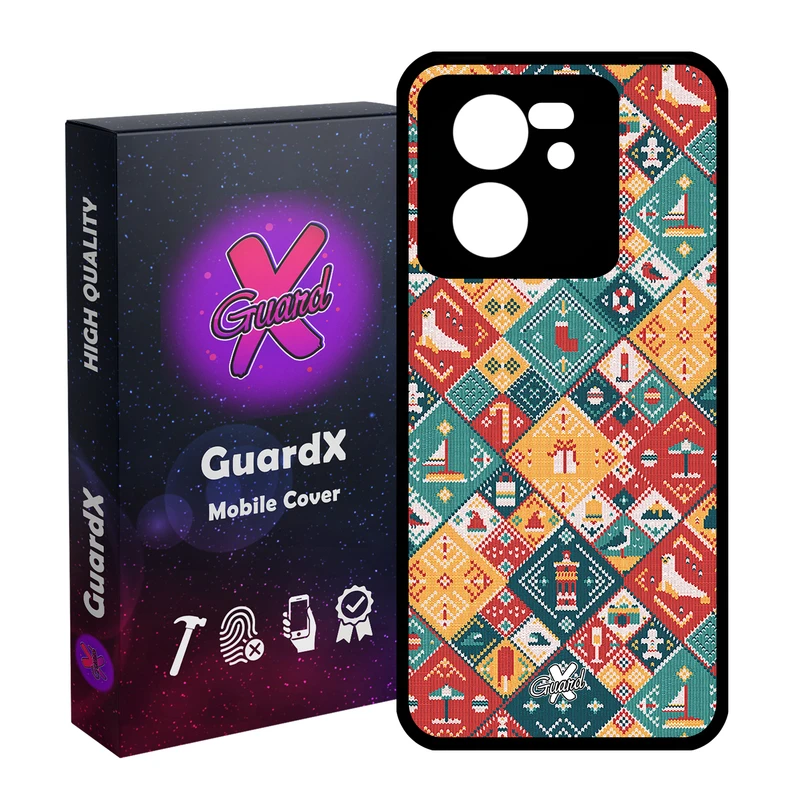 کاور گارد ایکس طرح Pattern مدل Glass10168 مناسب برای گوشی موبایل شیائومی 13T/13T Pro/Redmi K60 Ultra