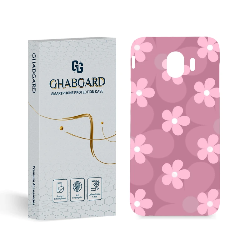کاور قاب گارد مدل گل مناسب برای گوشی موبایل سامسونگ Galax J4 2018