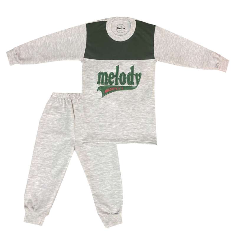 ست تی شرت و شلوار پسرانه تروسکان مدل Melody_W102