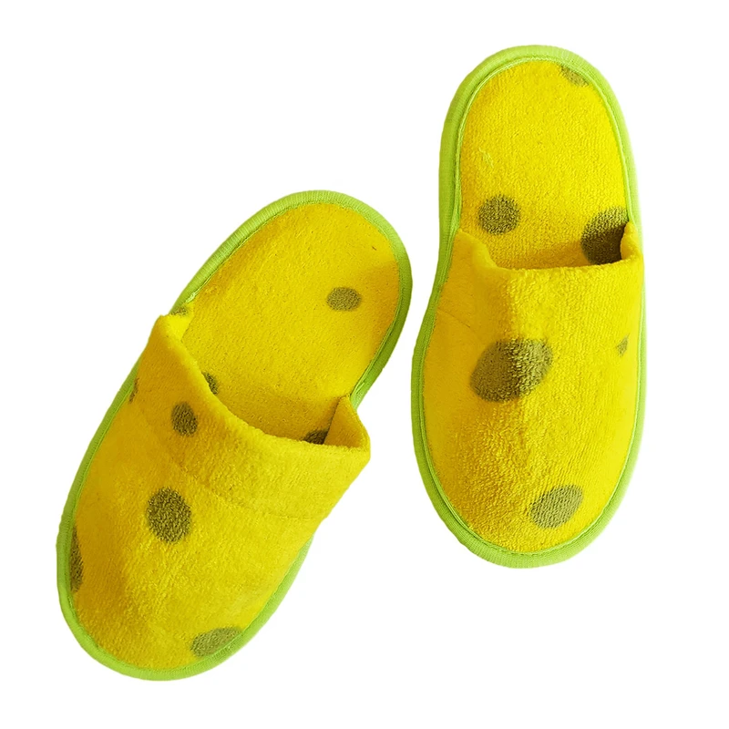 دمپایی حوله ای پودایران مدل خالدار