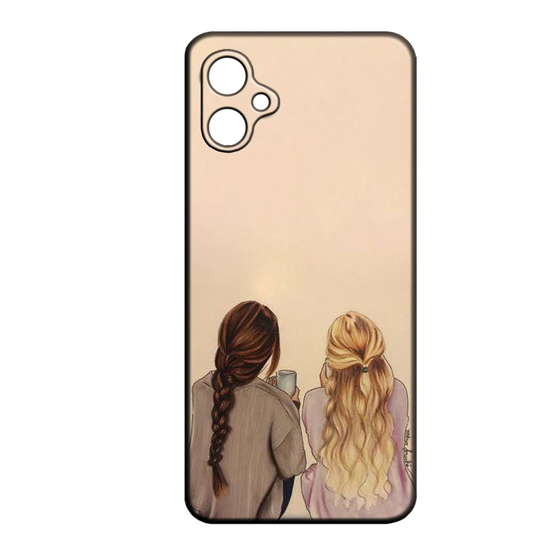 کاور طرح دخترانه کد 61 مناسب برای گوشی موبایل سامسونگ Galaxy A04