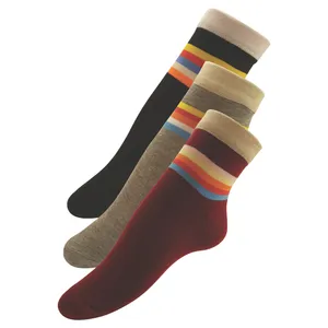 جوراب دخترانه کارن پوش مدل رنگین کمان 100 بسته 3 عددی