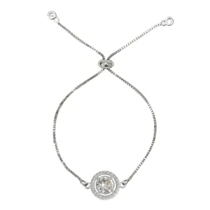 دستبند نقره زنانه مدل AV180B-S7 C10