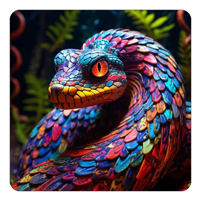 مگنت کاکتی طرح حیوانات رنگی مدل mp26513