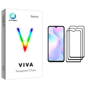 Junbo Viva Glass Screen Protector For Xiaomi Redmi 9A Pack Of 3