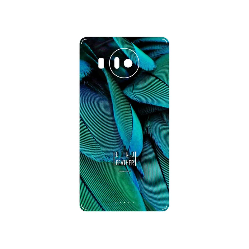 برچسب پوششی ماهوت مدل Green Feather مناسب برای گوشی موبایل مایکروسافت Lumia 950 XL