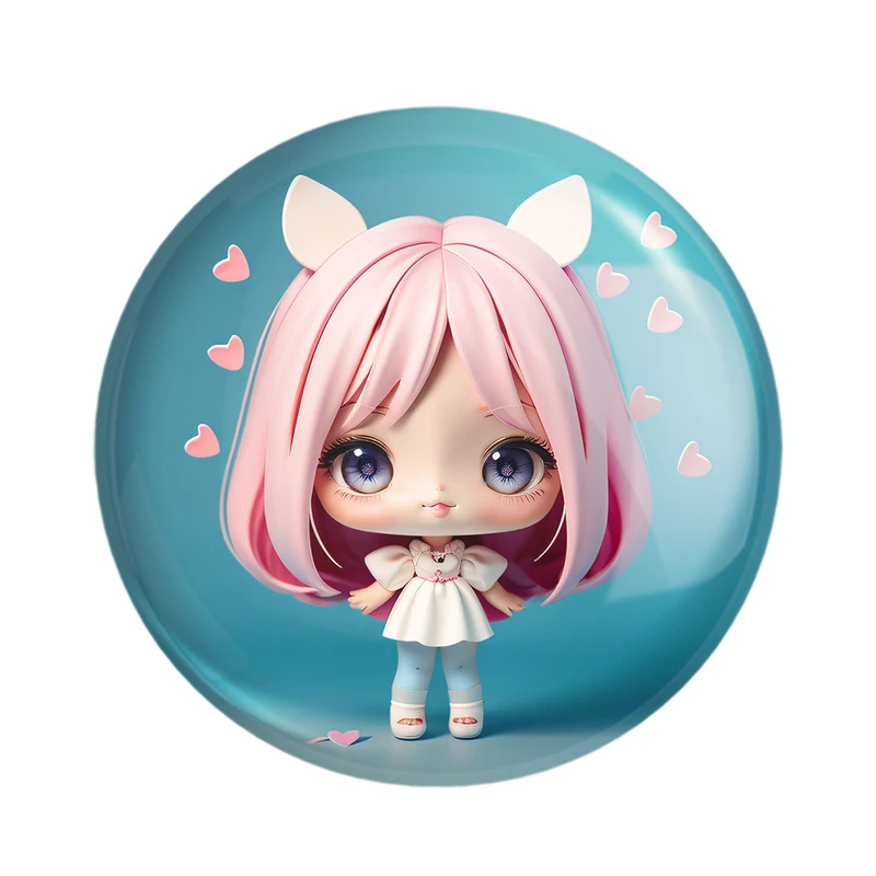 مگنت خندالو مدل دخترانه (Girlish) کد 36864