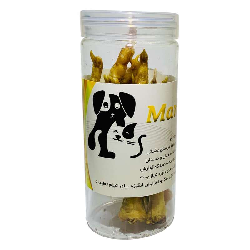 تشویقی سگ ماردین مدل پای مرغ وزن 110 گرم
