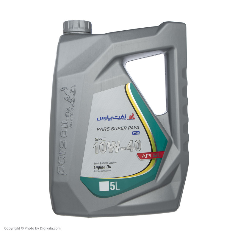 روغن موتور خودرو پارس مدل سوپرپایا پلاس 10w40حجم 5 ليتر