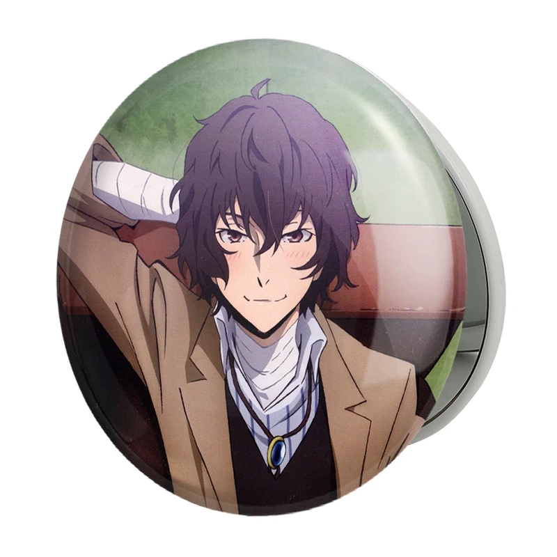 آینه جیبی خندالو طرح دازای سان انیمه سگ های ولگرد بانگو مدل تاشو کد 15670 