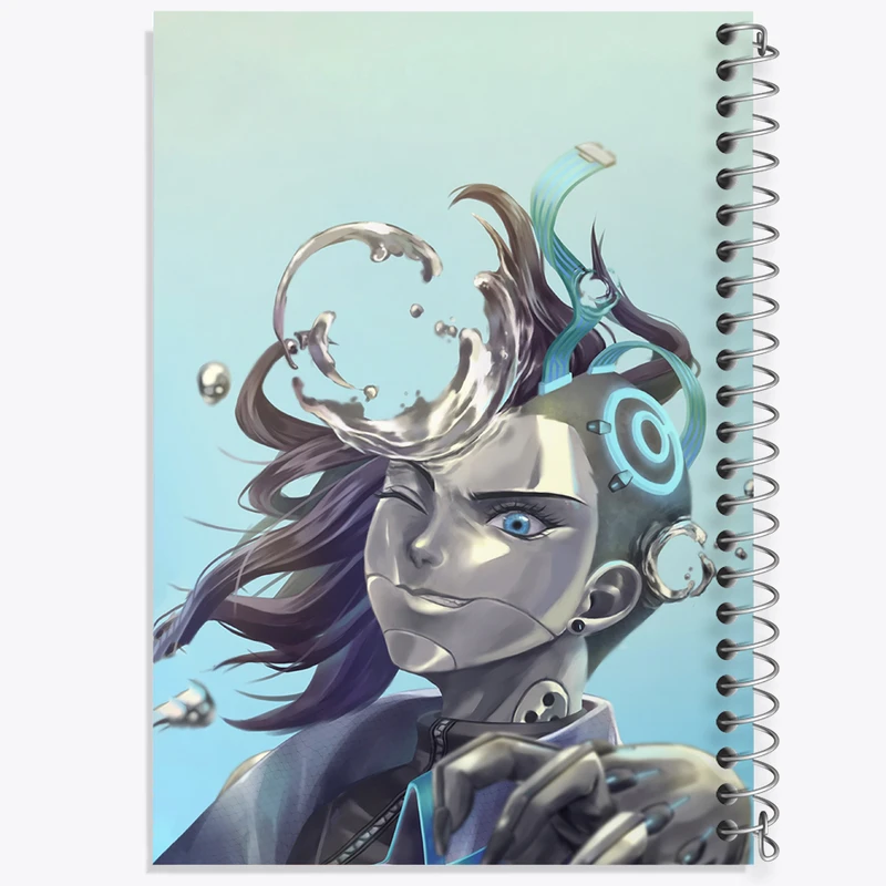 دفتر نقاشی 50 برگ خندالو طرح بازی اورواچ (Overwatch) کد 31631