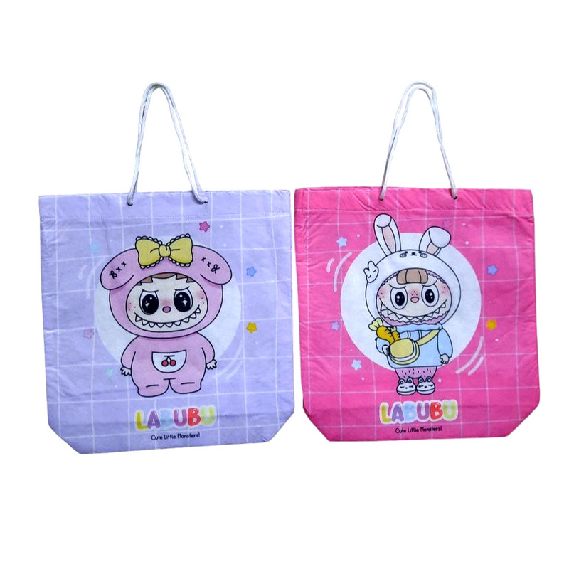 ساک هدیه مدل لبوبو کد mn12 بسته 2 عددی