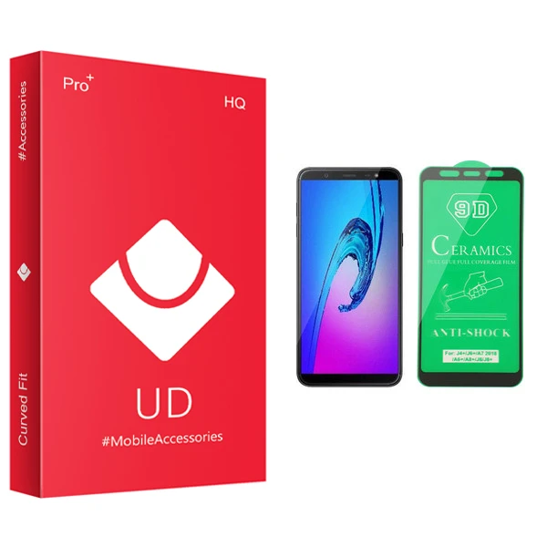 محافظ صفحه نمایش سرامیکی یو دی مدل HQ مناسب برای گوشی موبایل سامسونگ Galaxy J8 Plus