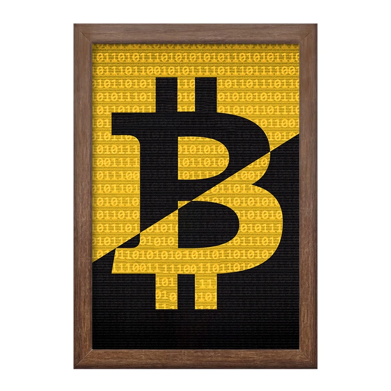 تابلو خندالو طرح بیت کوین (Bitcoin) کد F1606