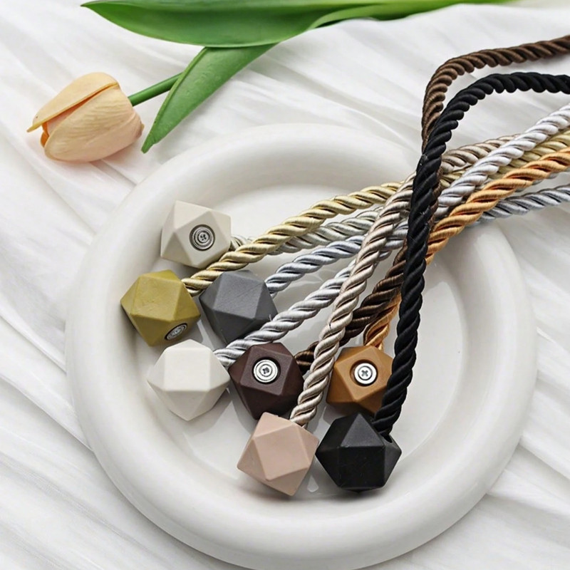 پرده جمع کن مدل Ropesqub01 مجموعه دو عددی