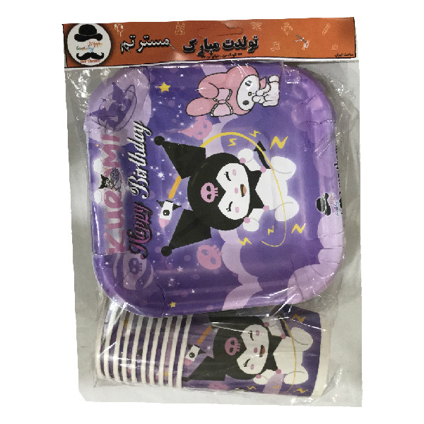 پیش دستی و لیوان یکبار مصرف مستر تم مدل کرومی پلاس بسته 40 عددی پیش دستی و لیوان یکبار مصرف مستر تم مدل کرومی پلاس بسته 40 عددی