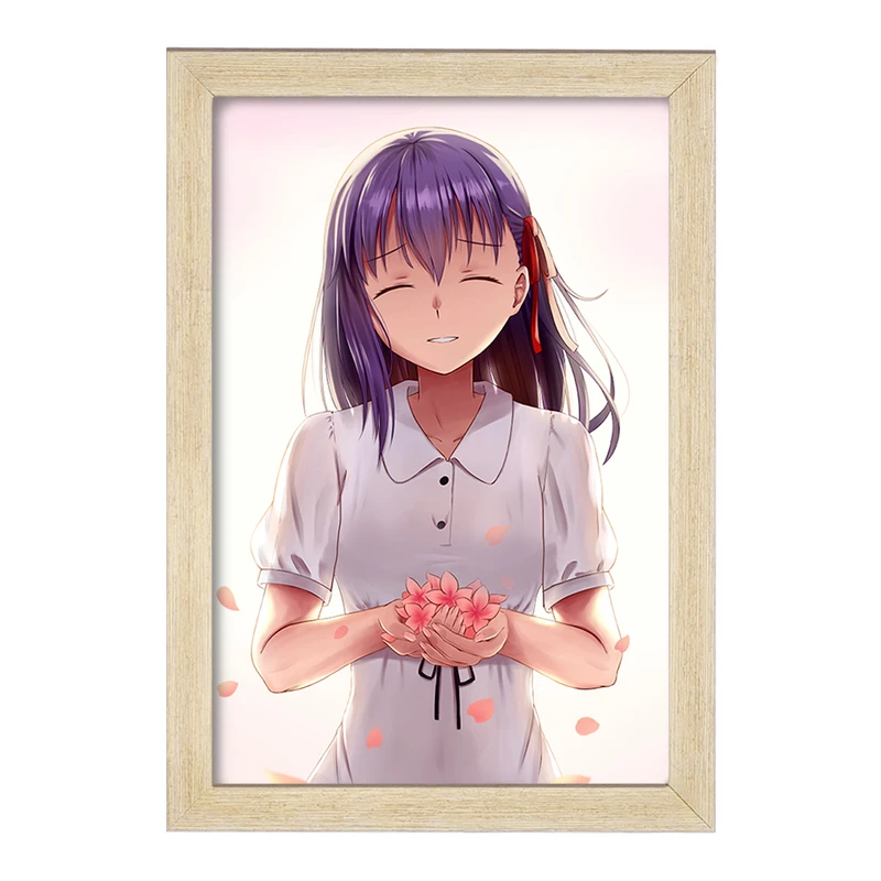 تابلو خندالو مدل ساکورا انیمه فیت استی نایت Fate Stay Night  کد 22808
