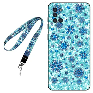 Megafone Snow Flake 0014 Cover For Samsung Galaxy A31 Mobile Neckband 