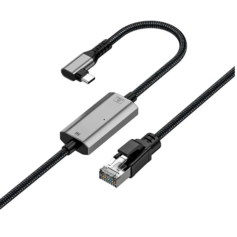 کابل تبدیل RJ45 به USB-C اسمارطور مدل RJ-C-90 طول 1.2 متر