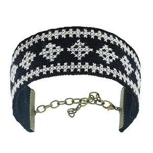 دستبند مردانه مدل سوزندوزی دستدوز  صنایع دستی 425acsawr