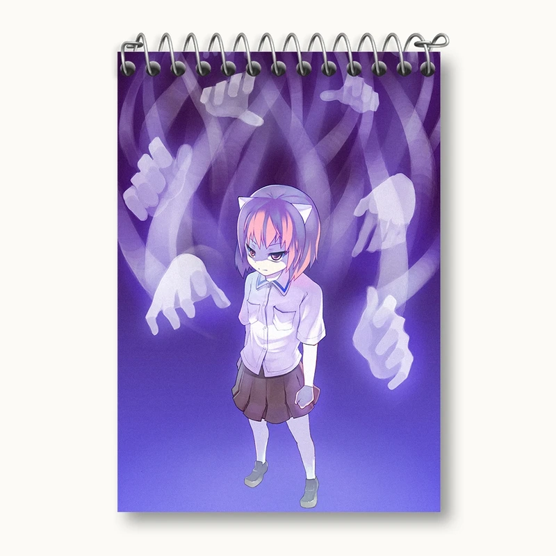 دفتر یادداشت 50 برگ خندالو مدل کائده انیمه الفن لید کد 32176