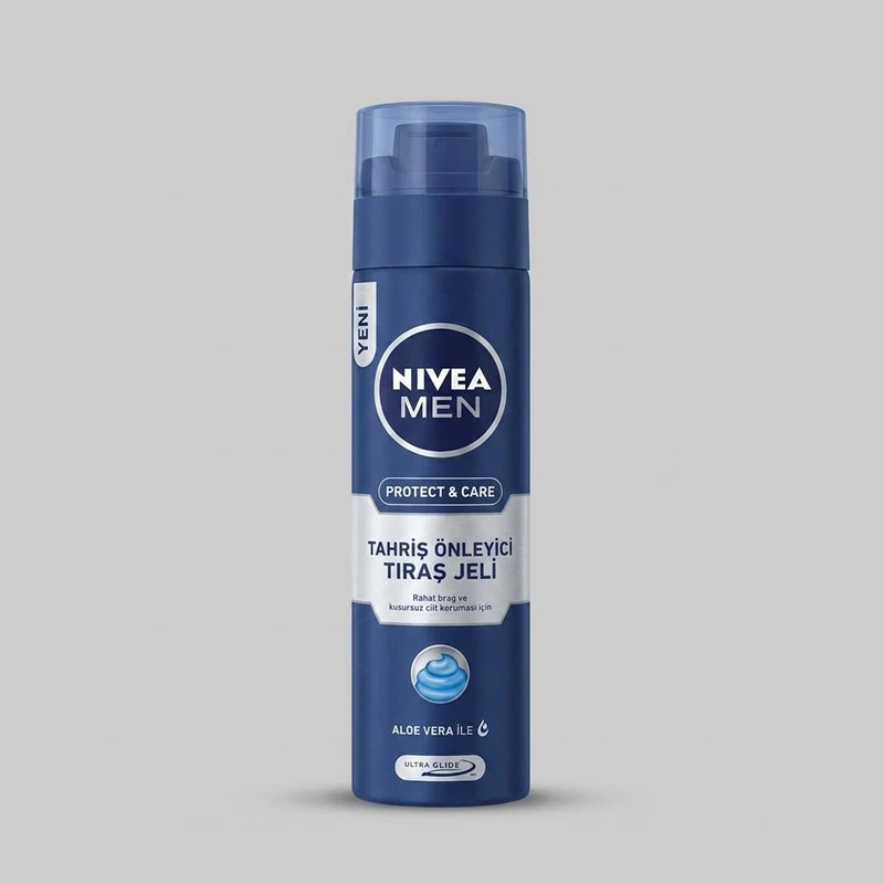 ژل اصلاح مردانه نیوآ مدل Protect And Care حجم 200 میلی لیتر