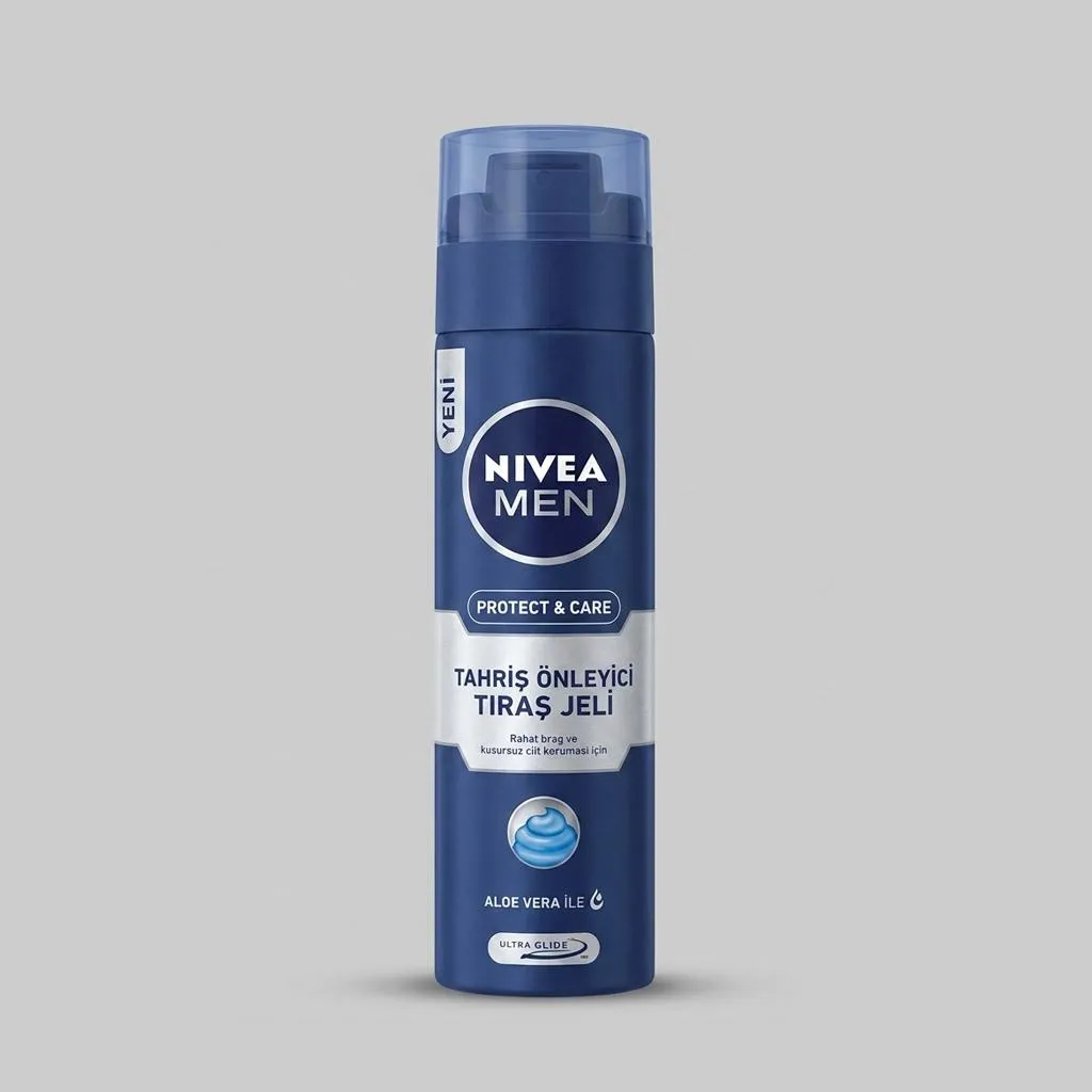 ژل اصلاح مردانه نیوآ مدل Protect And Care حجم 200 میلی لیتر