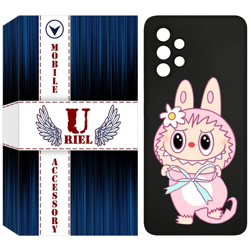 کاور یوریل مدل KSH کد 146 طرح عروسک لبوبو مناسب برای گوشی موبایل سامسونگ Galaxy A32 4G