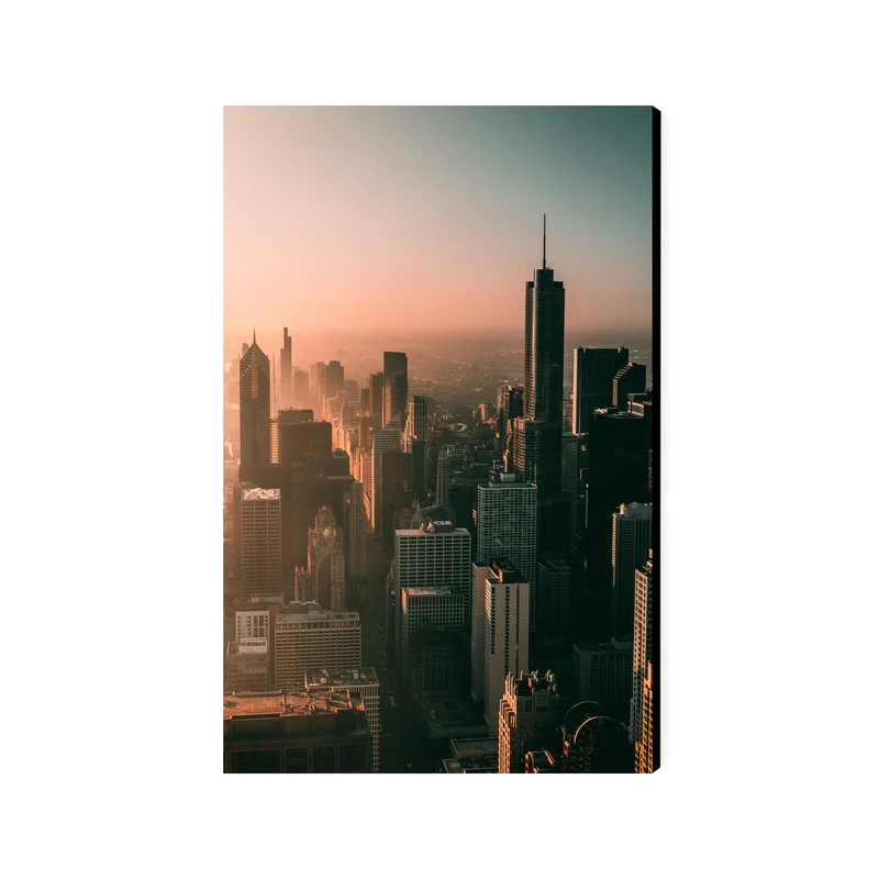 تابلو شاسی عرش مدل فانتزی منظره شهر کد As4871