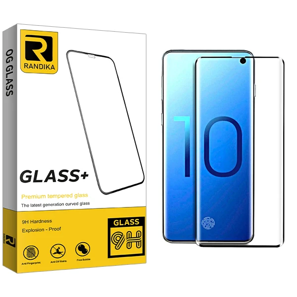 محافظ صفحه نمایش شیشه ای راندیکا مدل RK FLGL مناسب برای گوشی موبایل سامسونگ Galaxy S10