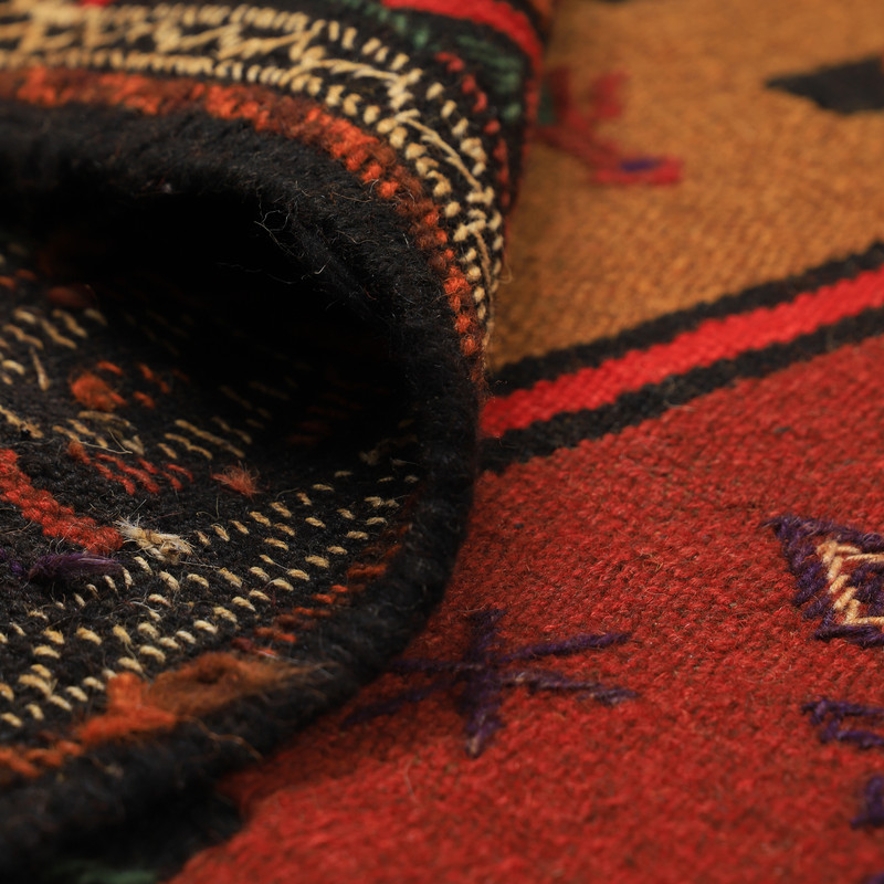 گلیم دستبافت مدل سفره کردی کد 40204116