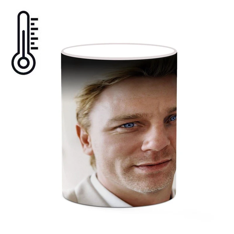 ماگ حرارتی کاکتی طرح دنیل کریگ Daniel Craig مدل mgh25763