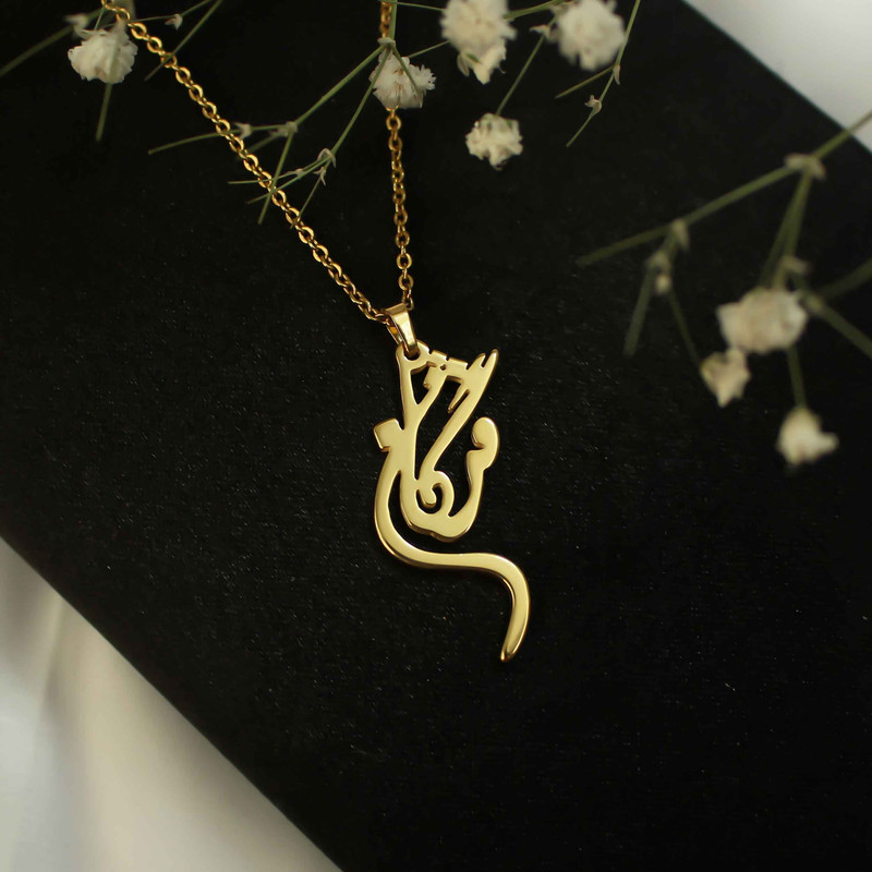 گردنبند زنانه مدل مژگان