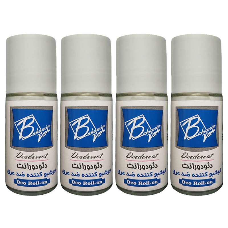 رول دئودورانت بهامین مدل قلمی حجم 32 میلی لیتر مجموعه 4 عددی رول دئودورانت بهامین مدل قلمی حجم 32 میلی لیتر مجموعه 4 عددی
