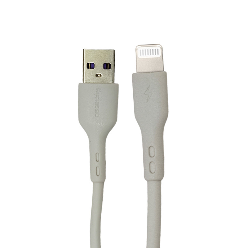 کابل تبدیل USB به لایتنینگ كوكلاسيك مدل KC6 طول 1 متر