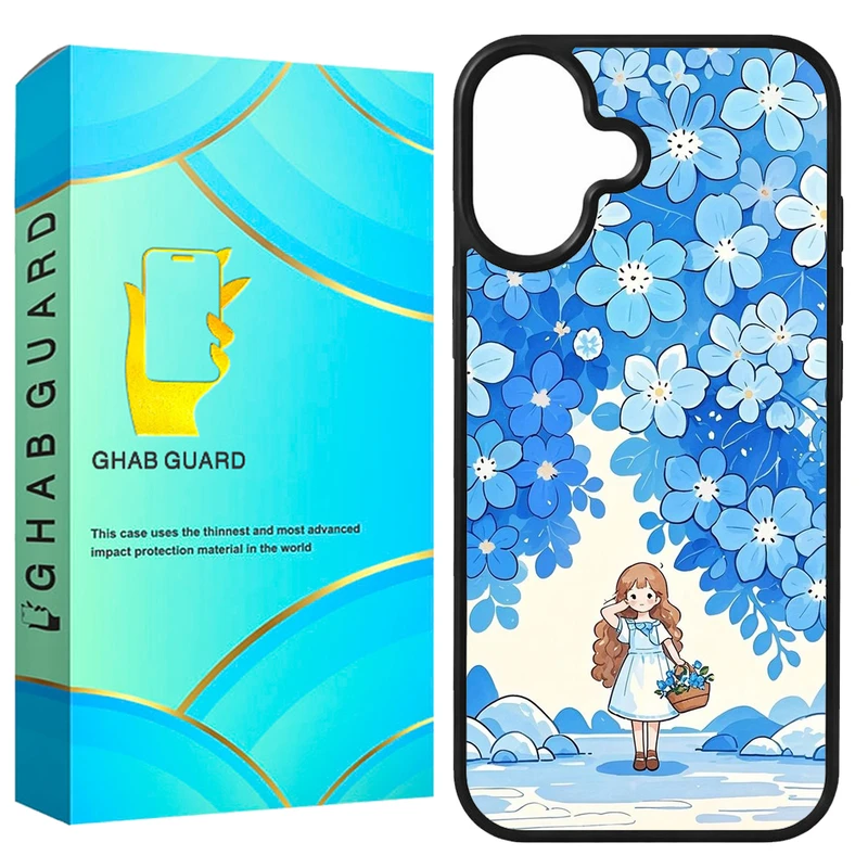 کاور قاب گارد طرح دخترانه مدل GCHP16 مناسب برای گوشی موبایل اپل iPhone 16 