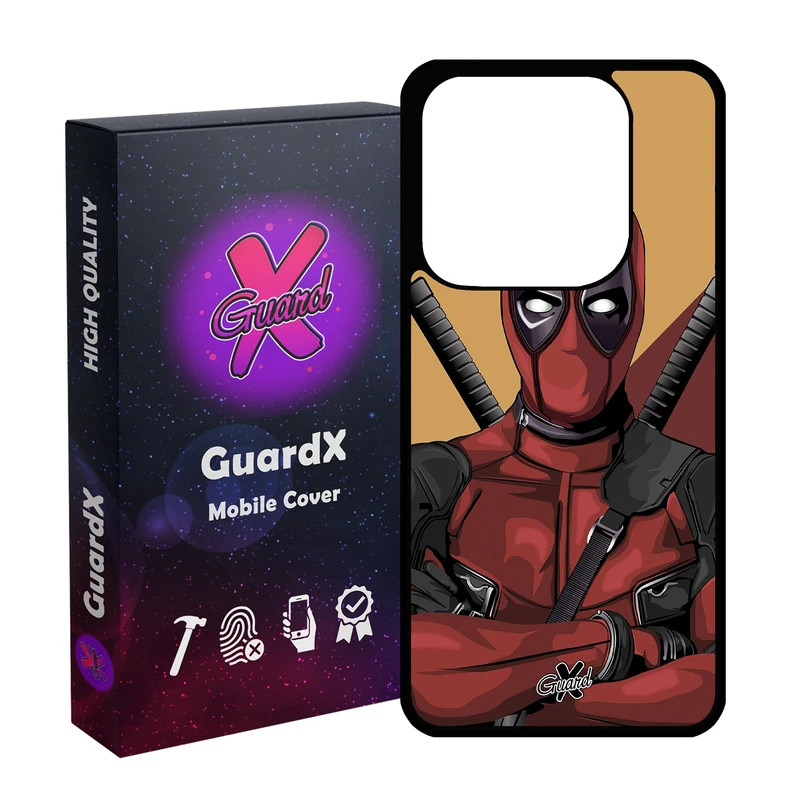 کاور گارد ایکس طرح Dead Pool مدل 10091 مناسب برای گوشی موبایل شیائومی Redmi Note 14 4G