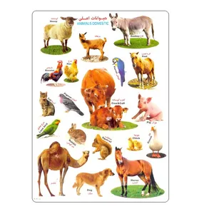 بر چسب مدل حیوانات اهلی