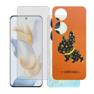 Glass together model matte screen protector suitable for Honor 90 mobile phone with back cover sticker