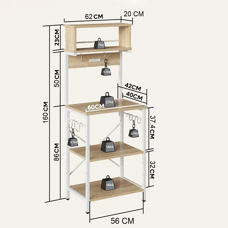 شلف ایستاده مدل کافی بار