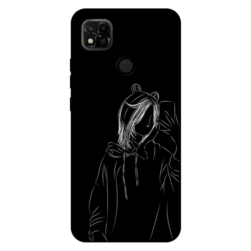 کاور مگافون طرح دخترانه مدل 1841 مناسب برای گوشی موبایل شیائومی Redmi 10A / 10A Sport