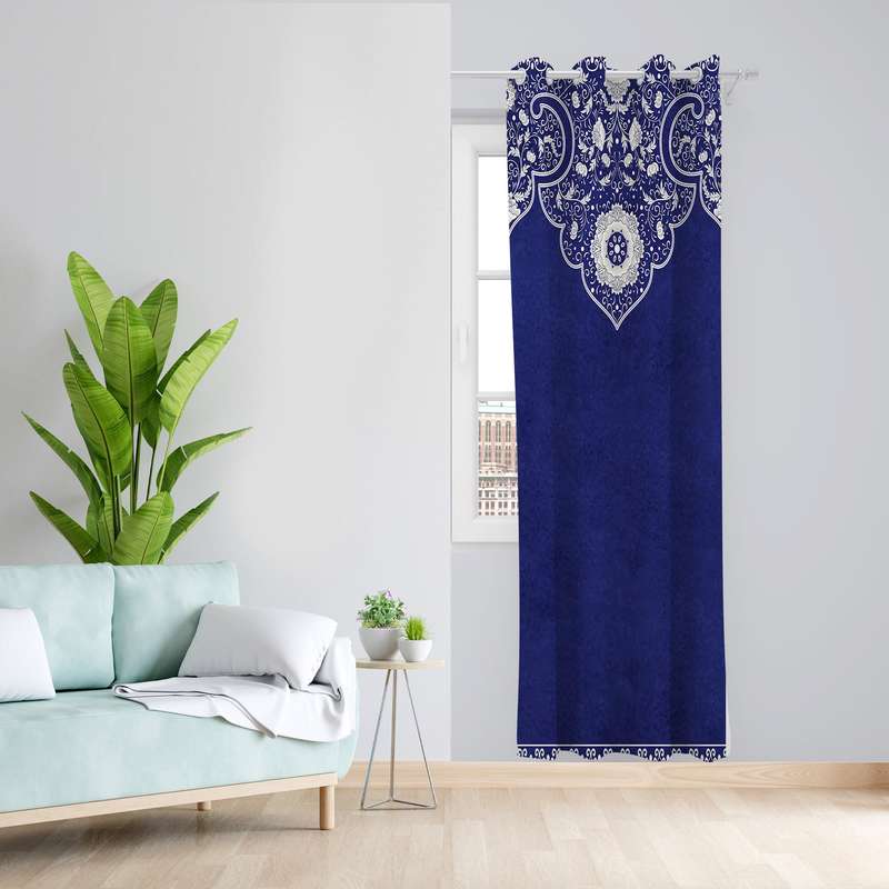 پرده مدل مخمل پانچی کد 1334سایز 140x200 سانتی متر