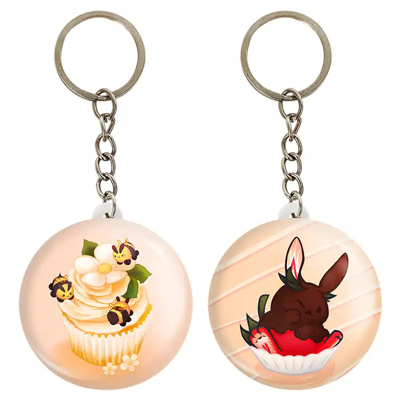 جاکلیدی خندالو مدل خرگوش و زنبور حیوانات بامزه کد 2105721061 مجموعه 2 عددی