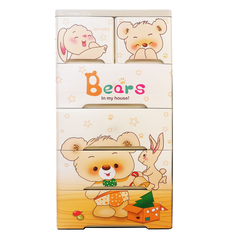 فایل کشویی الوند پلاستیک  طرح خرس کد KH-755