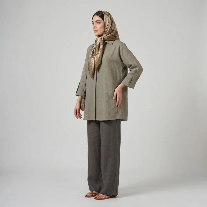 مانتو زنانه السانا مدل فرمهر کد 222810